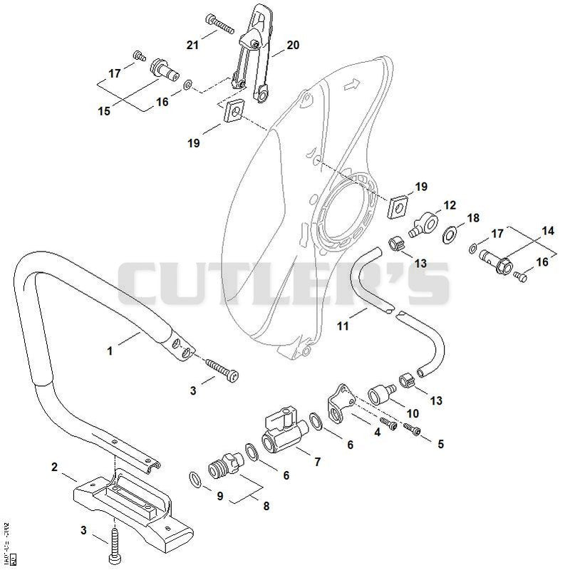 Handlebar, Water connection