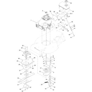 Engine and Blade Assembly