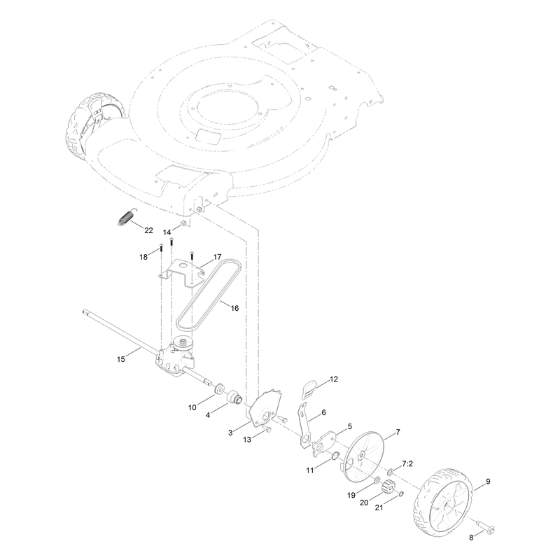 Transmission and Front Wheel Drive Assembly