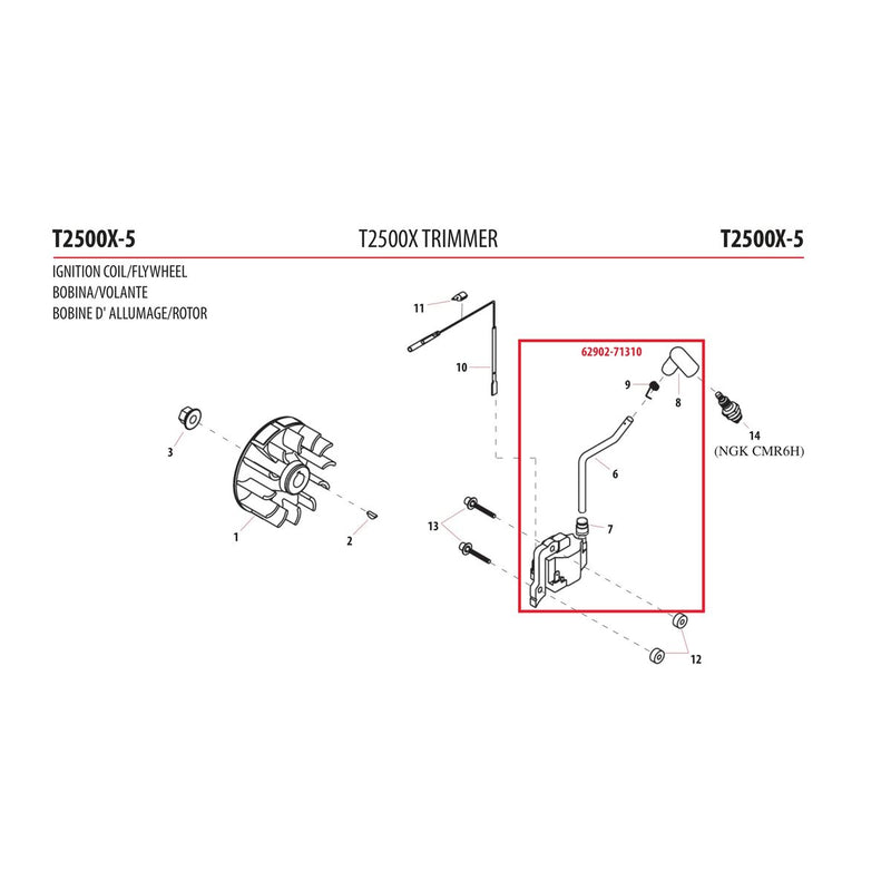 IGNITION COIL/FLYWHEEL