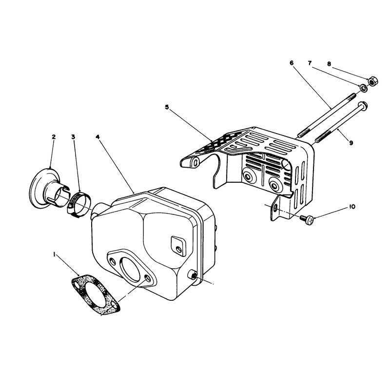 Muffler Assembly (model No. 47pn2-6)