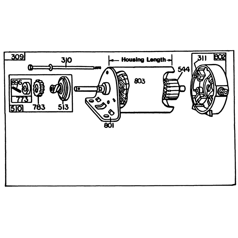 Electric Start Kit Part No 66-6130 Optionalcontinued