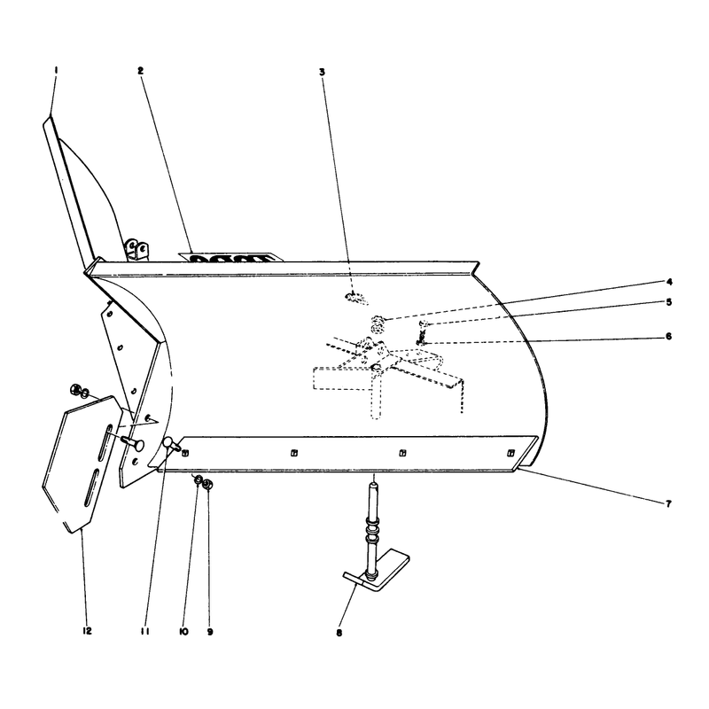 V Plow Model No 30750 Optional