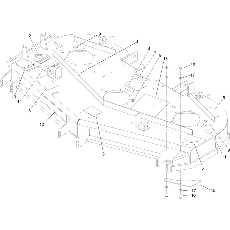 Deck Decal Assembly No 107-1624