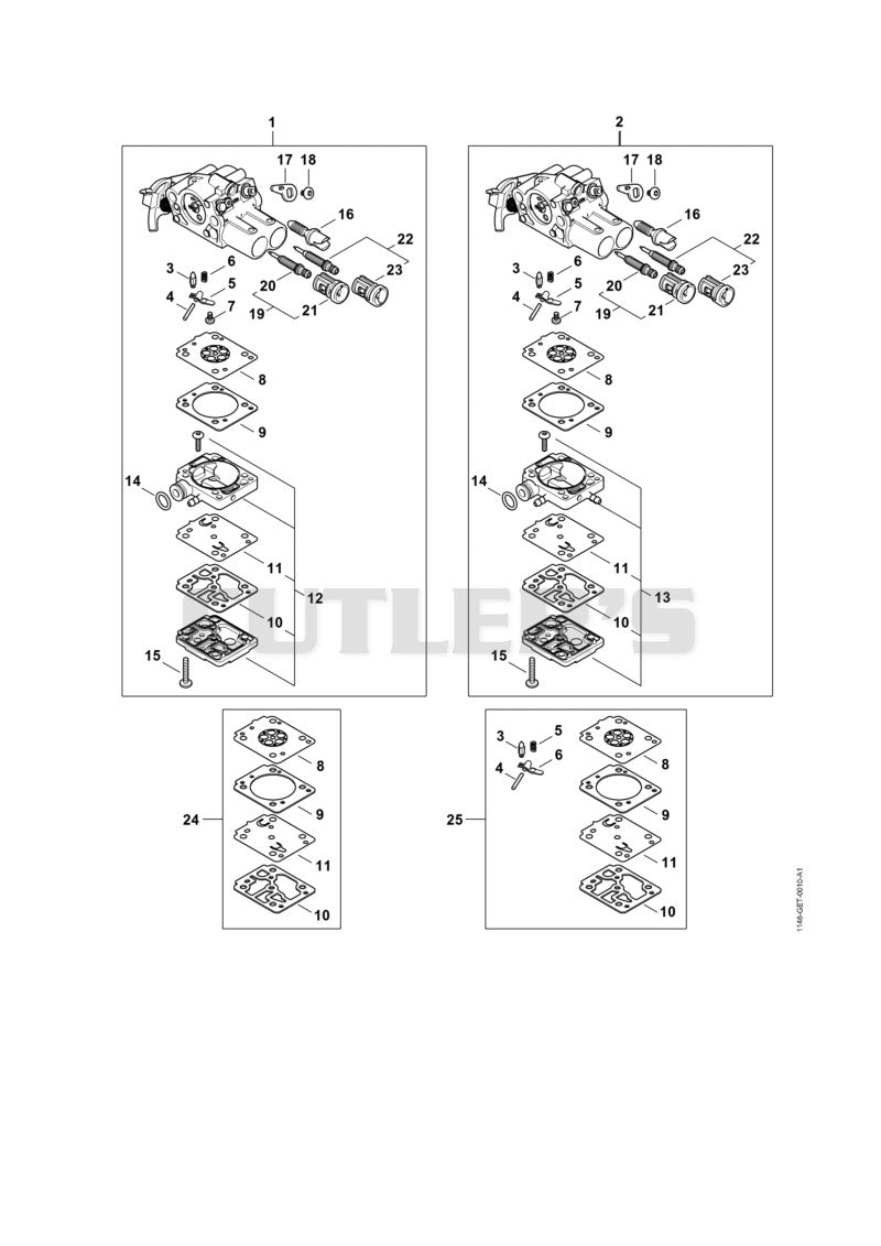 Carburetor parts