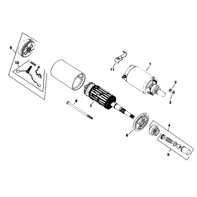 Electric Start Engine Kohler Model No M18qs-24657 Continued