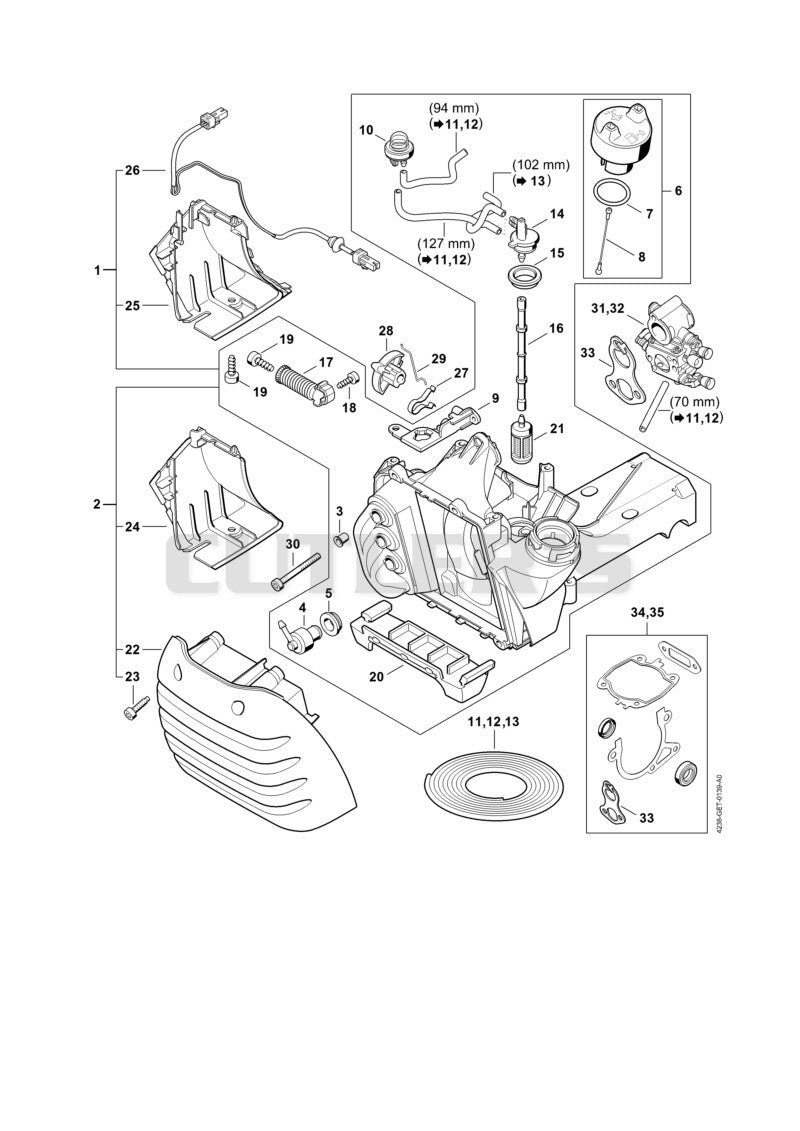 Tank housing