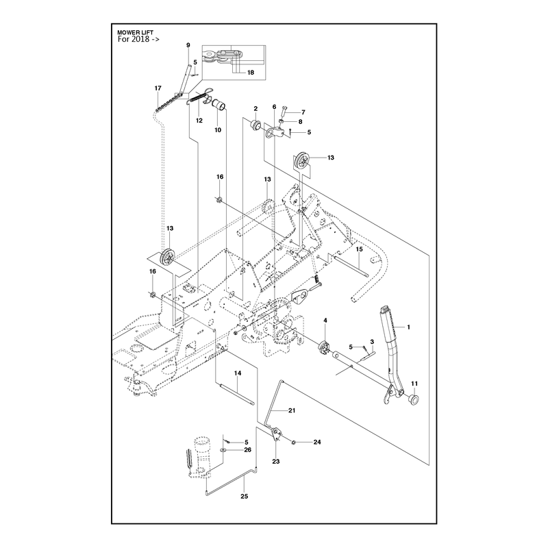 MOWER LIFT / DECK LIFT