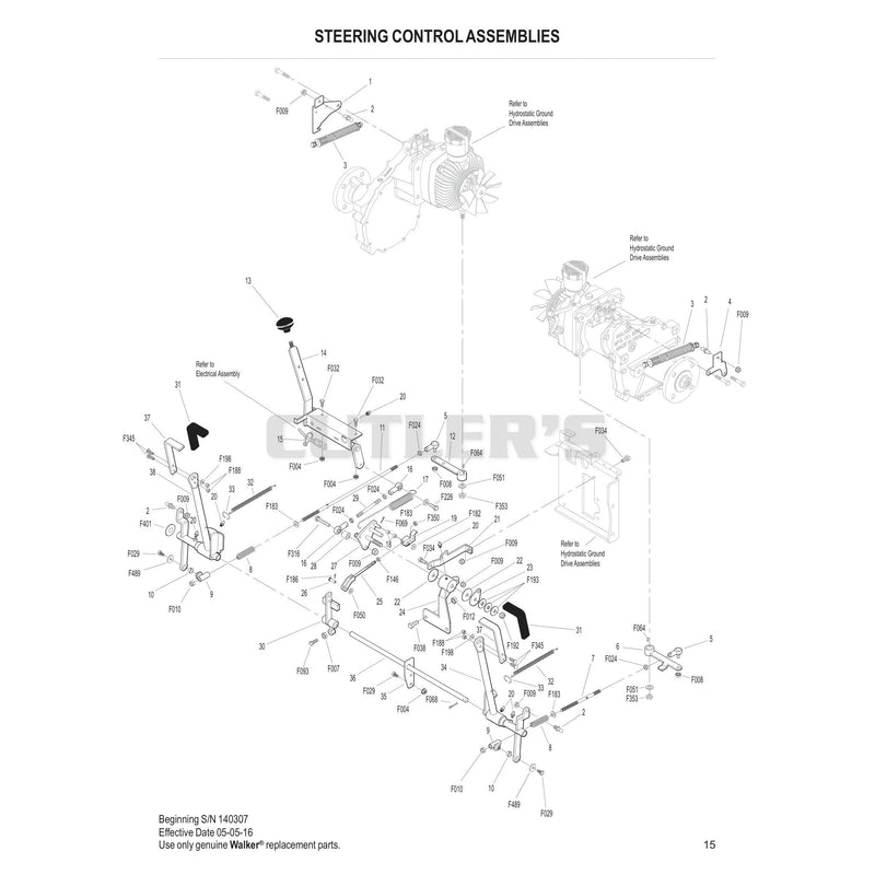 Steering Control Assemblies