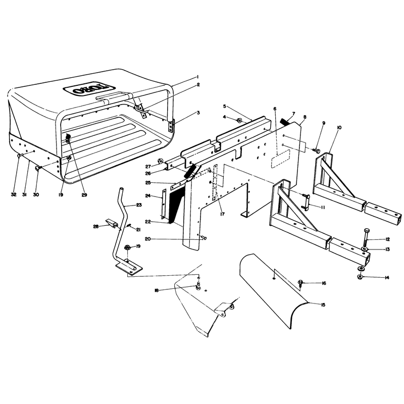 44in and 52in Bagging Kit Model Nos 30126 and 30127 Optional