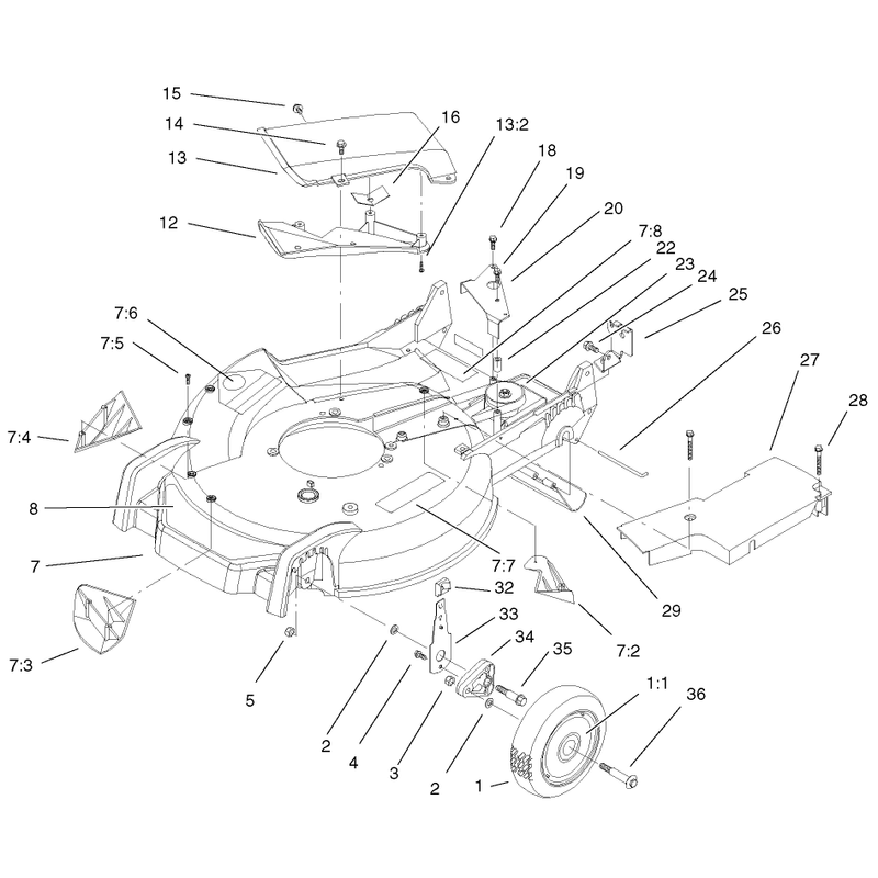 Housing and Wheel Assembly