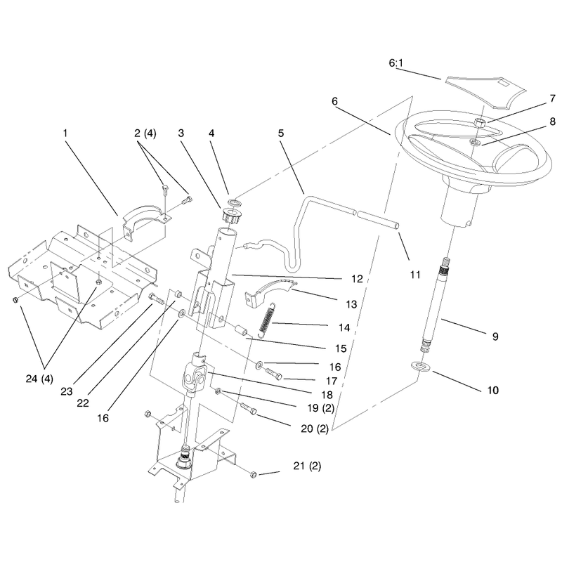 Steering Wheel and Tilt