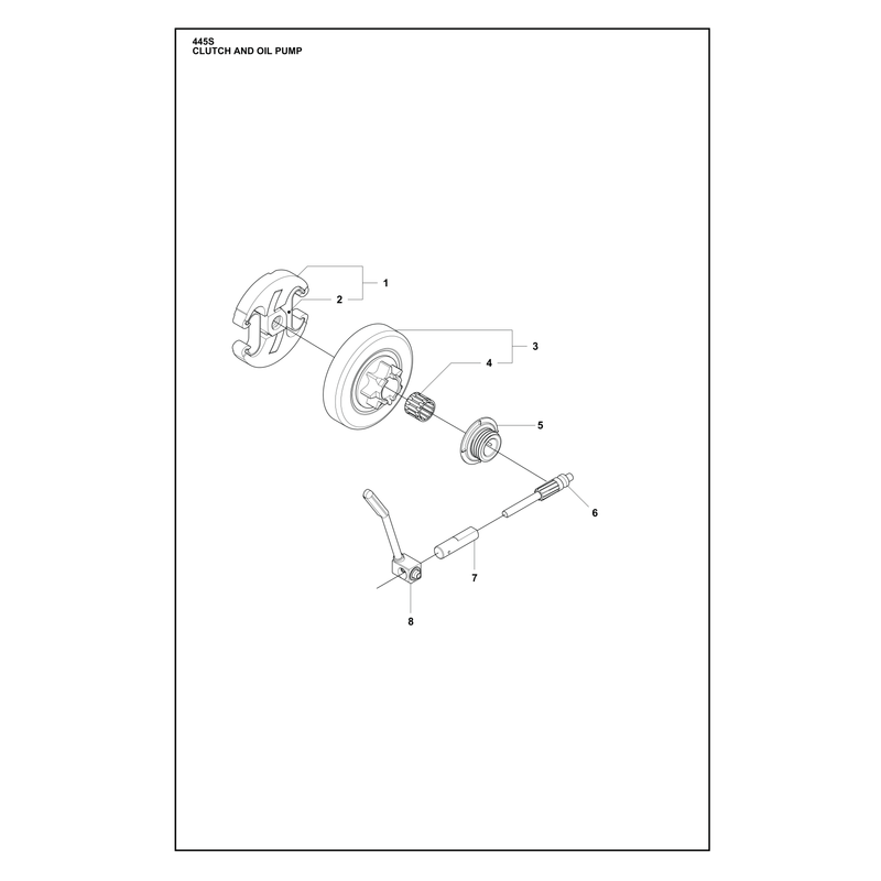 CLUTCH AND OIL PUMP