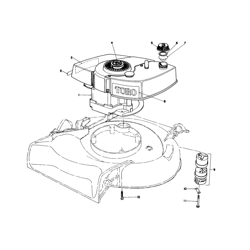 Engine Assembly Model 16077 and 16165