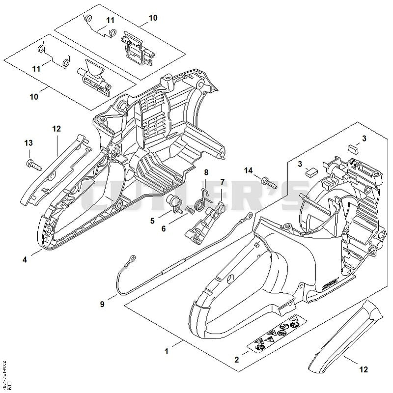 Handle housing