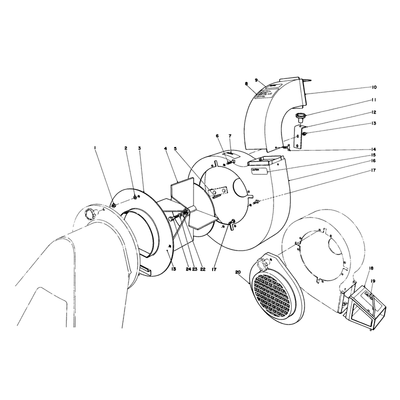 Blower Assembly Model 62912 and 62923