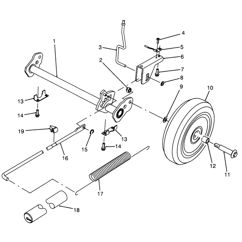 Hp Rear Axle Assembly