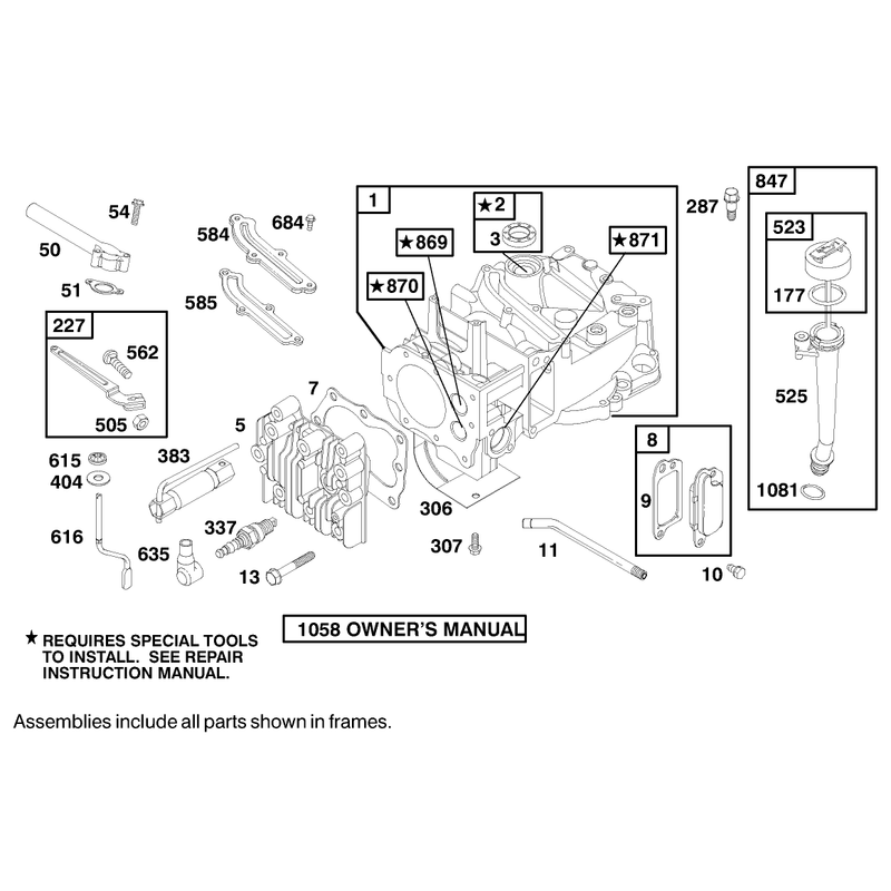 Engine Briggs and Stratton Model 12u802-1740-E1