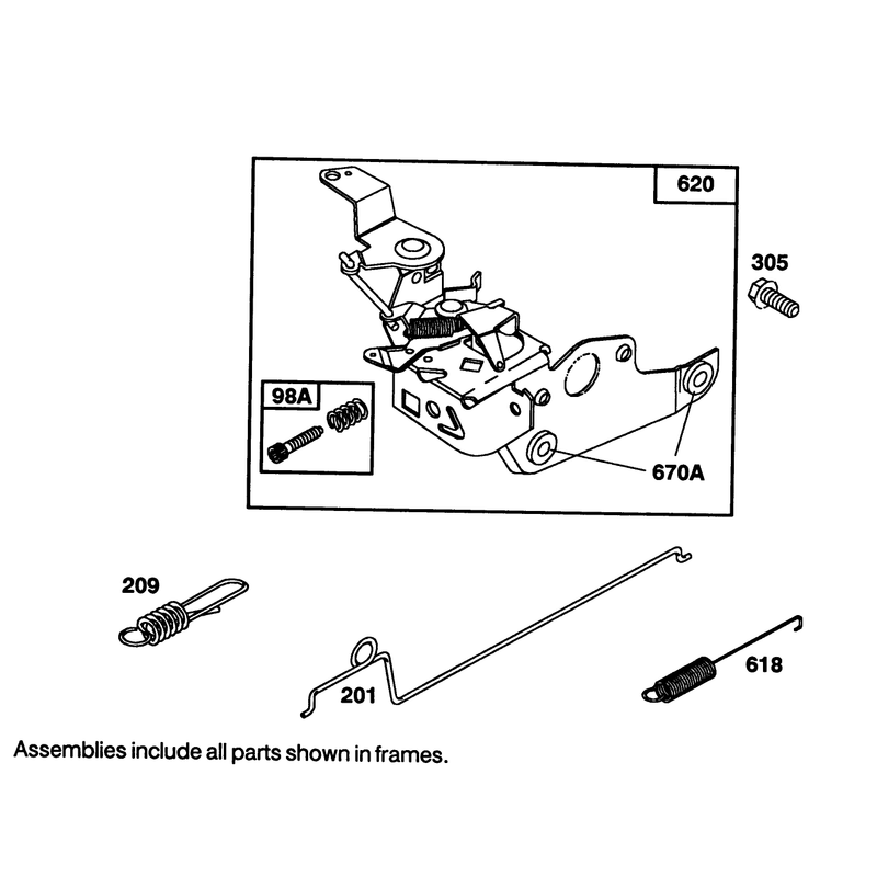 Engine Briggs and Stratton Model 122702-3171-01