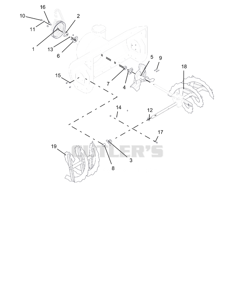 Auger And Impeller - 36"