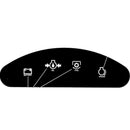 Ariens 07737100 Decal - Dash W/lights (white background)