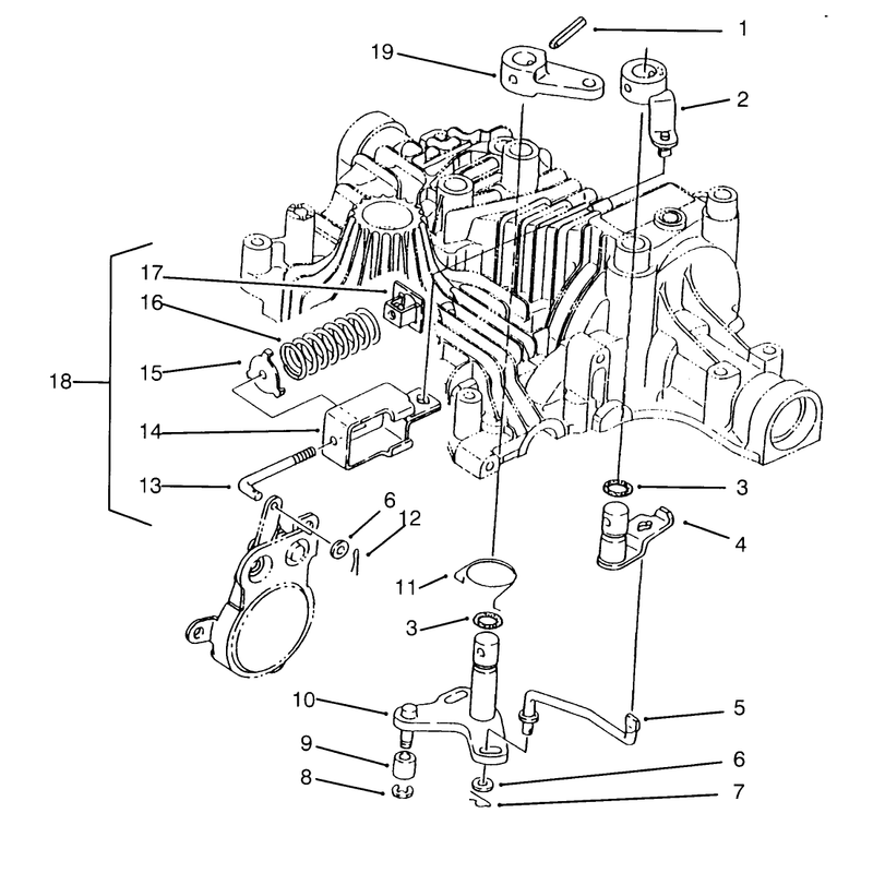 Brake Interlock Tuff Torq Transmission K61 Toro