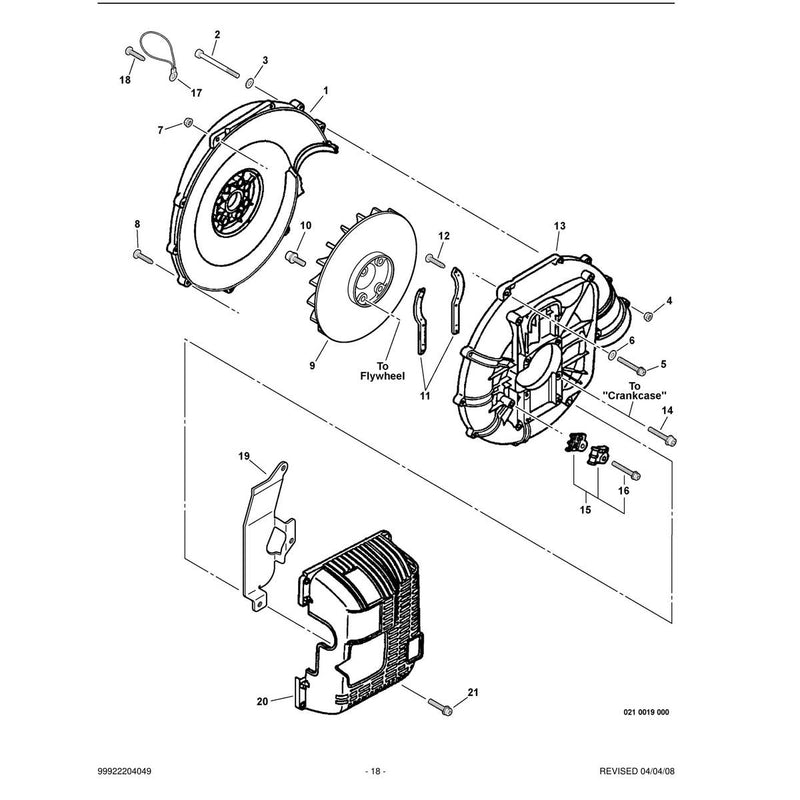 Fan Case, Blower Fan, Engine Cover