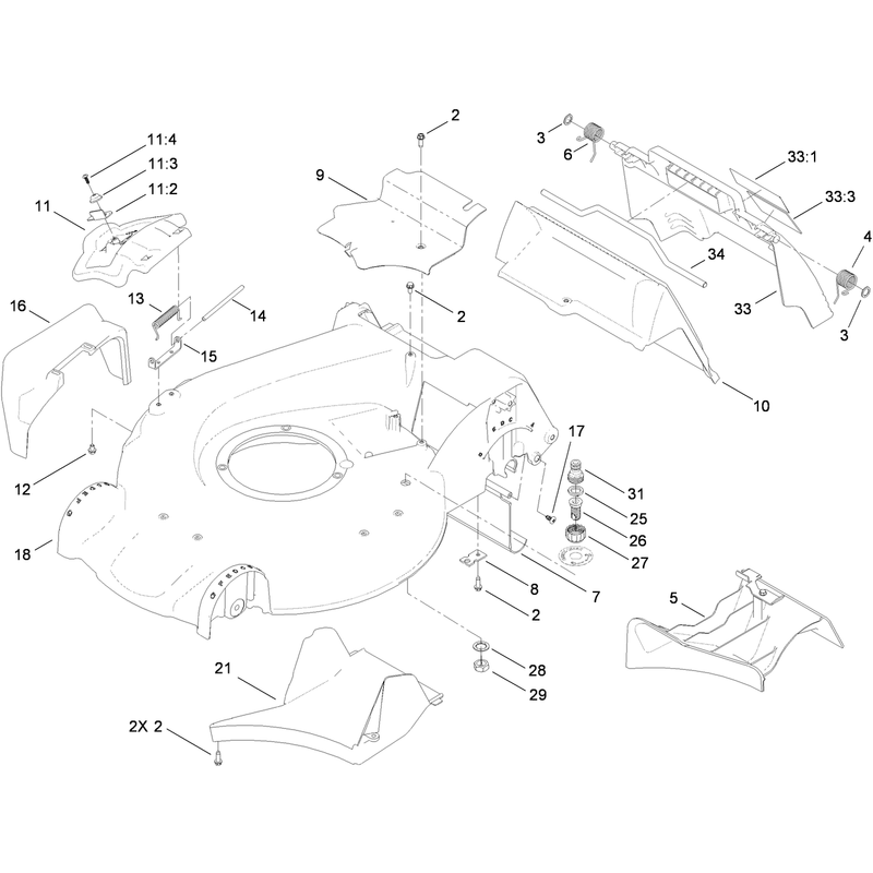 Housing and Rear Door Assembly