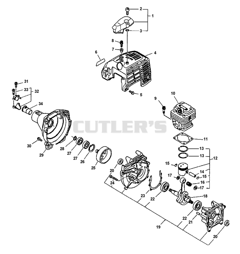 Clutch Housing, Engine, Engine Cover