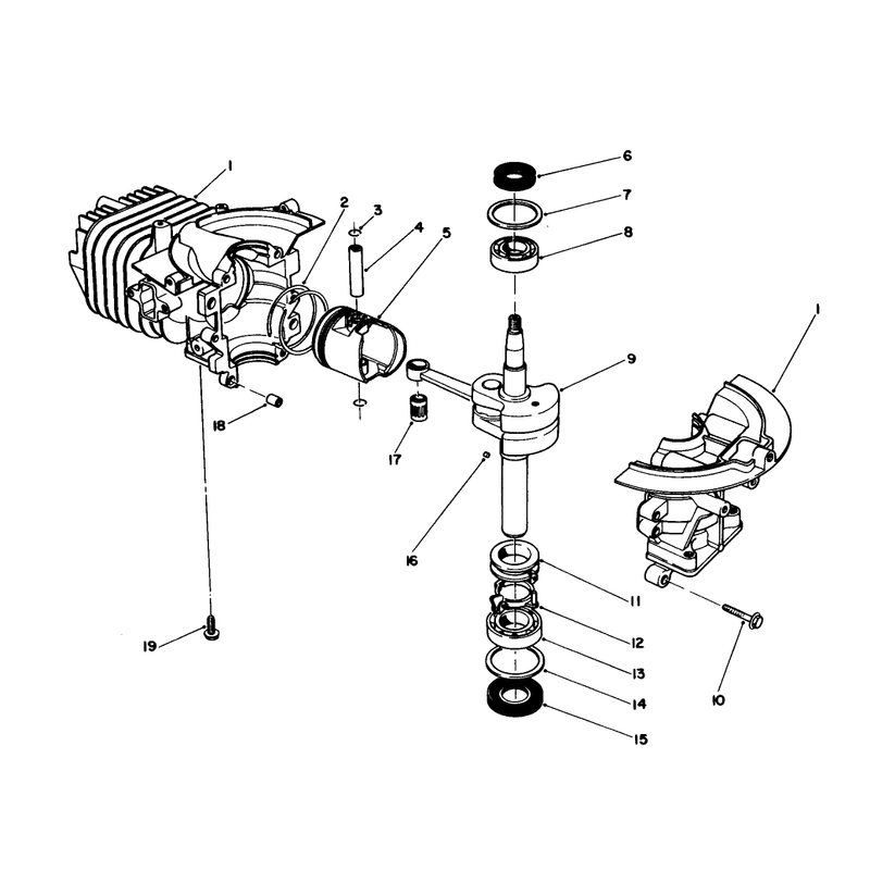 Short Block Assembly (engine Model No. 47ph7-5, 47pk9-5 & 47plo-5)