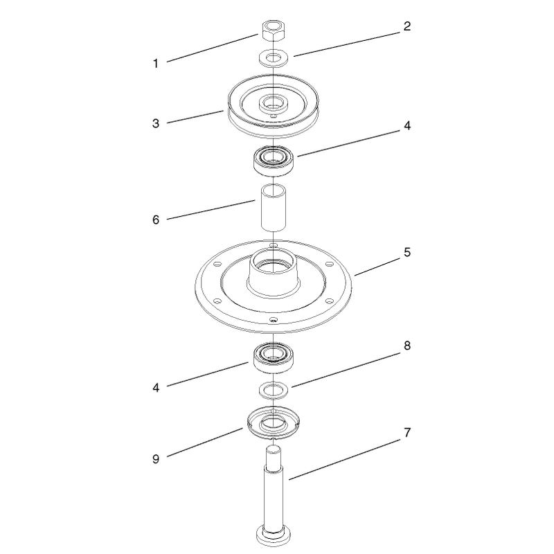 Spindle Housing Assembly No 104-6317