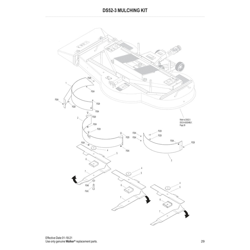 DS52-3 MULCHING KIT