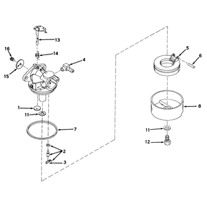 Carburetor No 631612