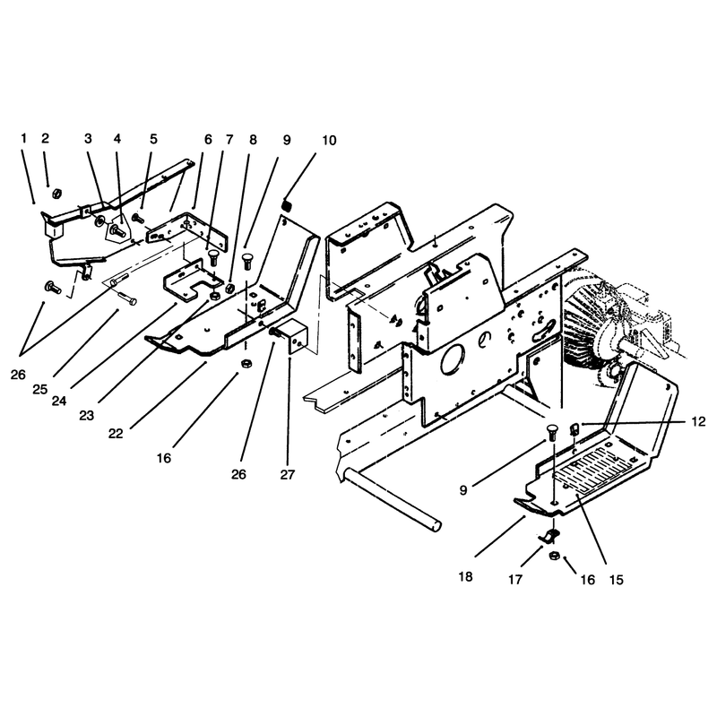 Belt Guard and Footrests