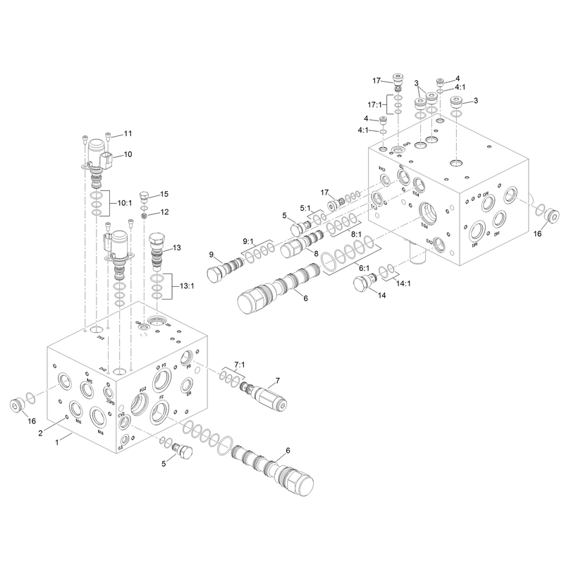 Thrust Manifold Assembly No 133-5951