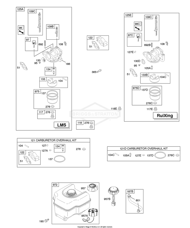 Carburetor, Fuel Supply