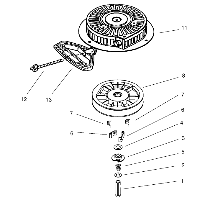 Recoil Starter No. 590749