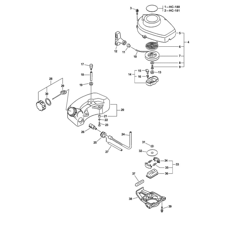Starter, fuel System, Clutch