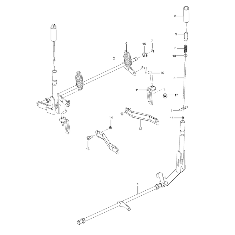 BRAKE / REAR MOWER LIFT