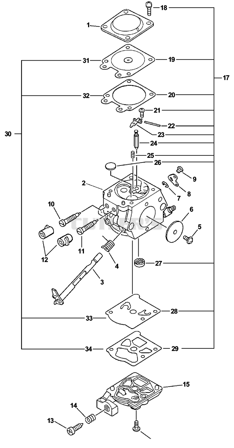 Carburetor -- WT-402A S/N: 01844 - 99999