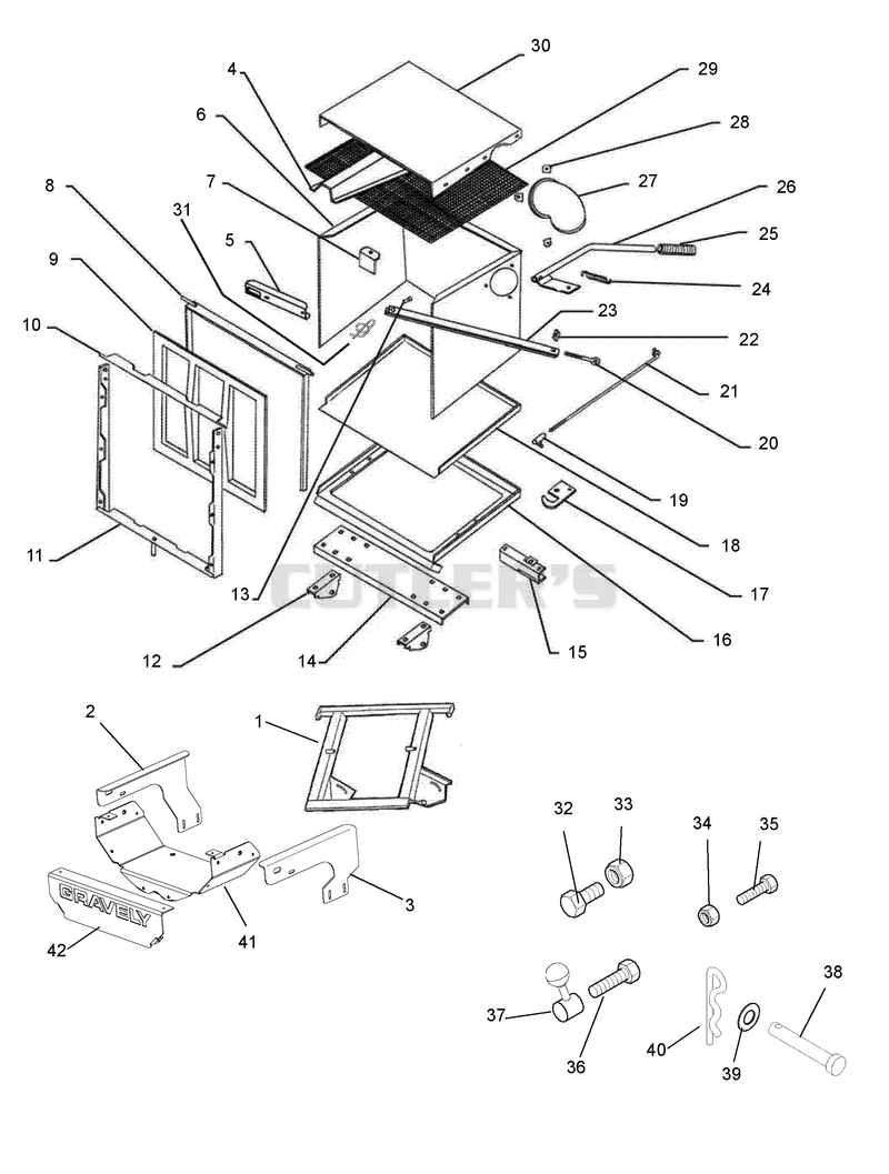 Grass Container Assembly