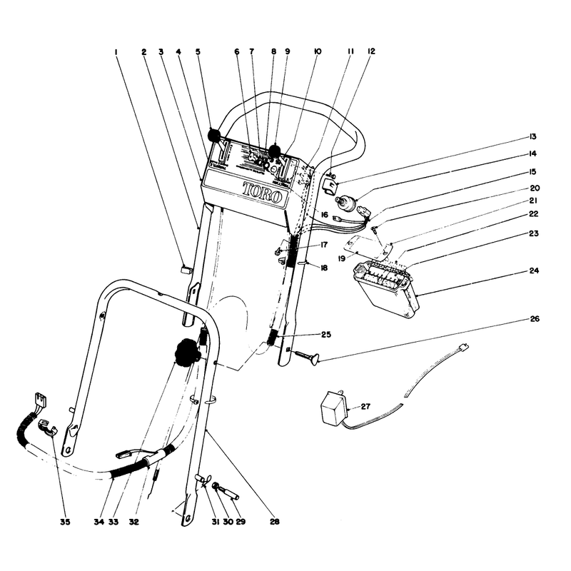 Handle Assembly Model No 21738