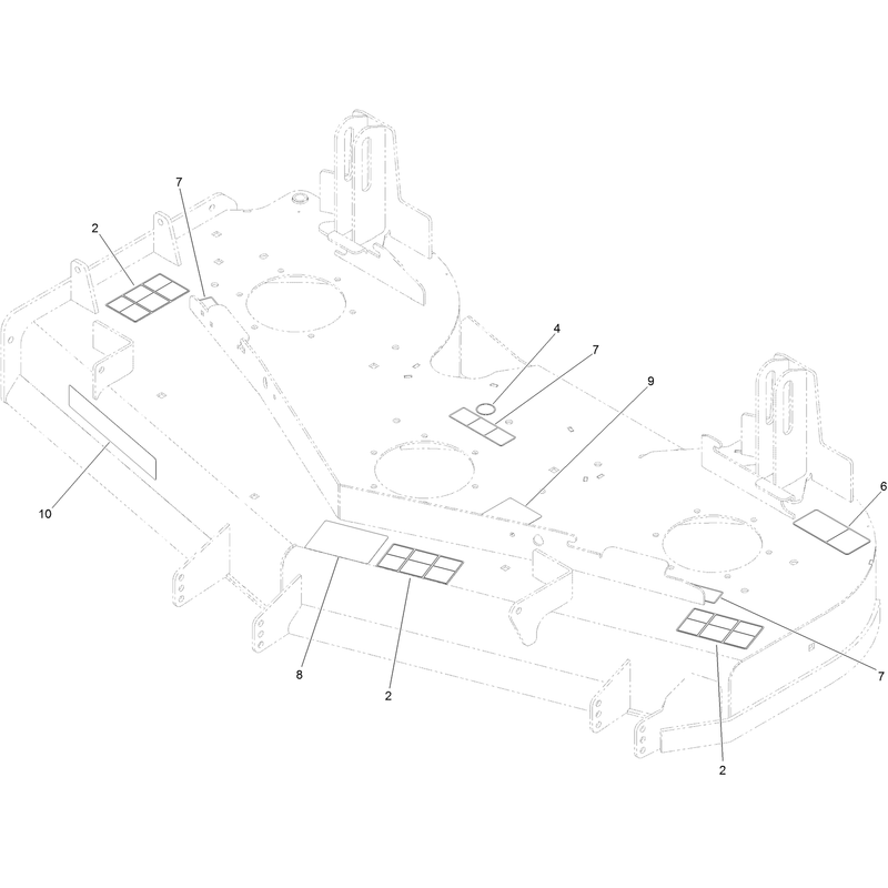 Deck Decal Assembly No 120-2351