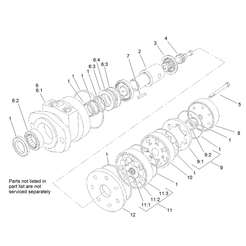 Hydraulic Motor Assembly No 105-4573