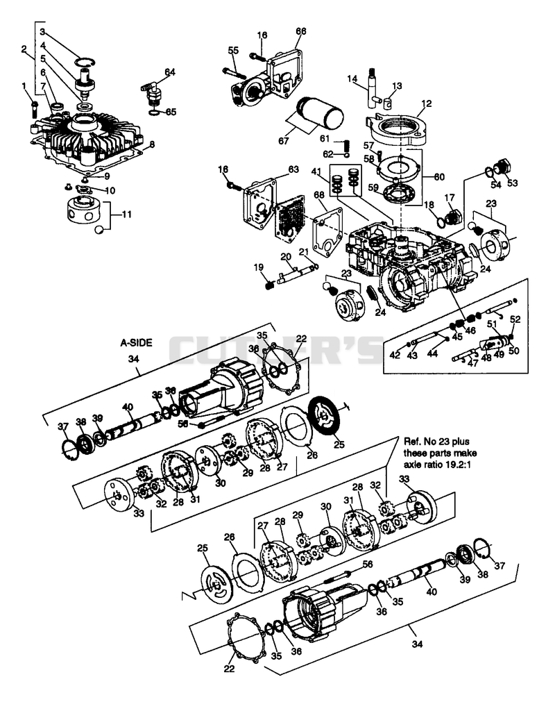 Hydro Transaxles Models 751 & 851