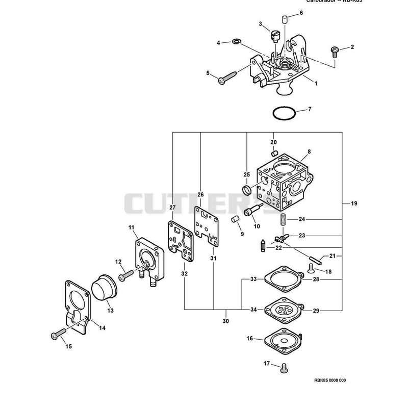 Carburetor -- RB-K85