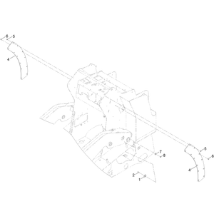Loader Arm Wear Strip Kit No 133-0241