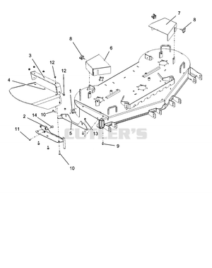 Gravely 988183 Pro-Walk 61HE Parts Diagram