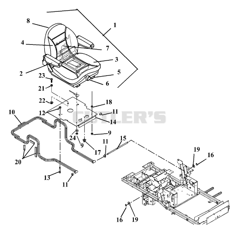 Seat And Hood Frame