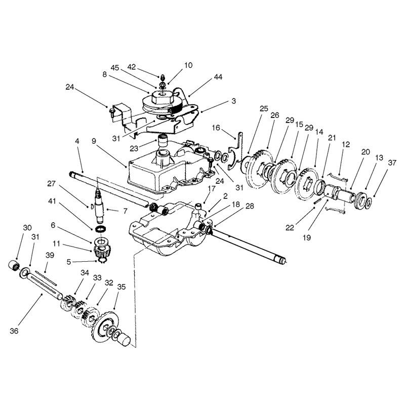 Gear Case Assembly No 74-1861